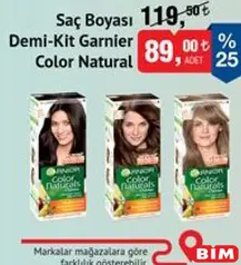 GARNİER COLOR NATURAL SAÇ BOYASI DEMİ-KİT